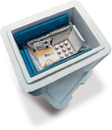 Insulated container for transporting venom extracts